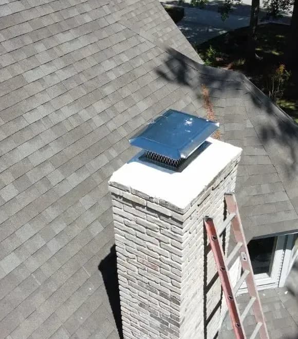 Professional chimney cap installation in Houston