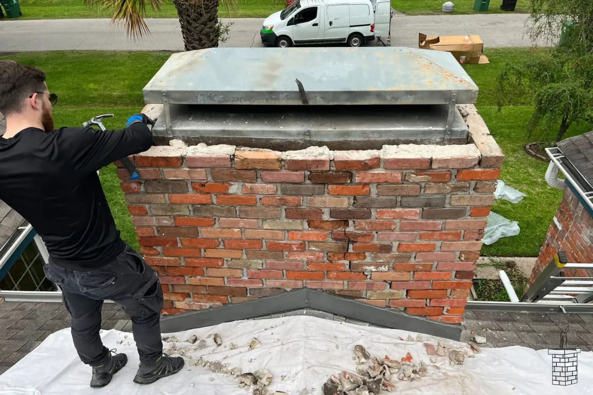Chimney liner damage from moisture exposure