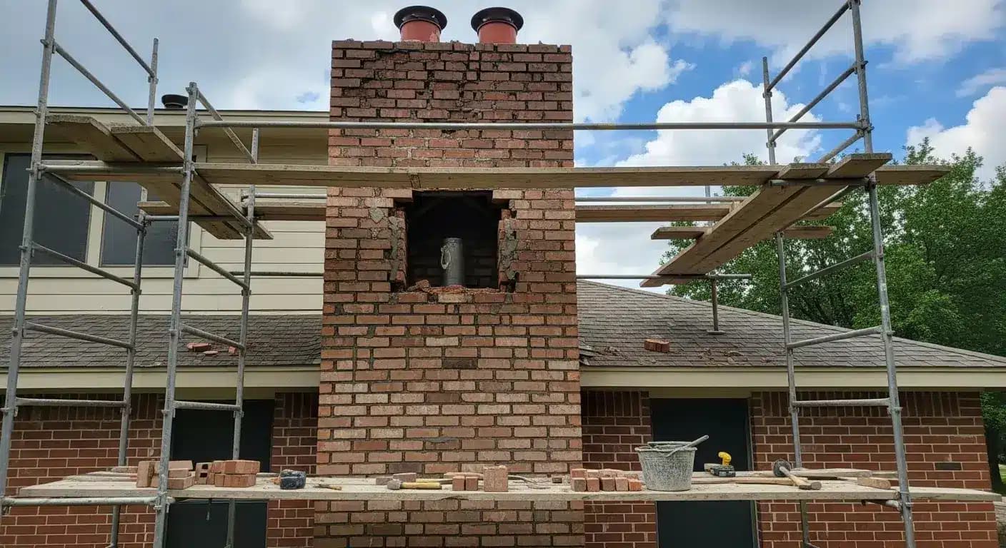 When a Brick Chimney Rebuild in Houston Is the Only Safe Option