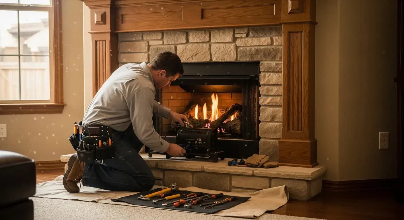 Common Issues That Require Gas Fireplace Repair in Houston Homes