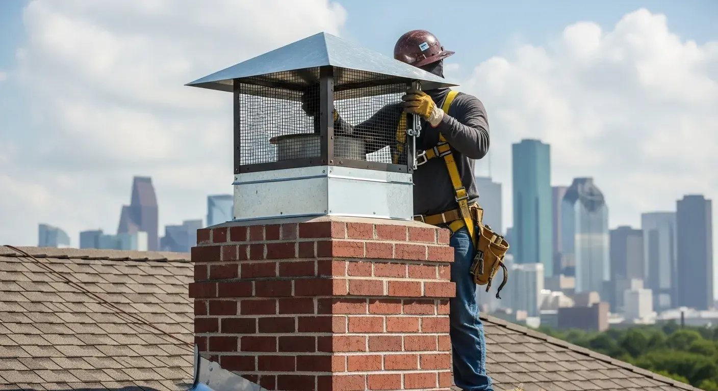 How Chimney Rain Cap Installation Services in Houston TX Prevent Water Damage